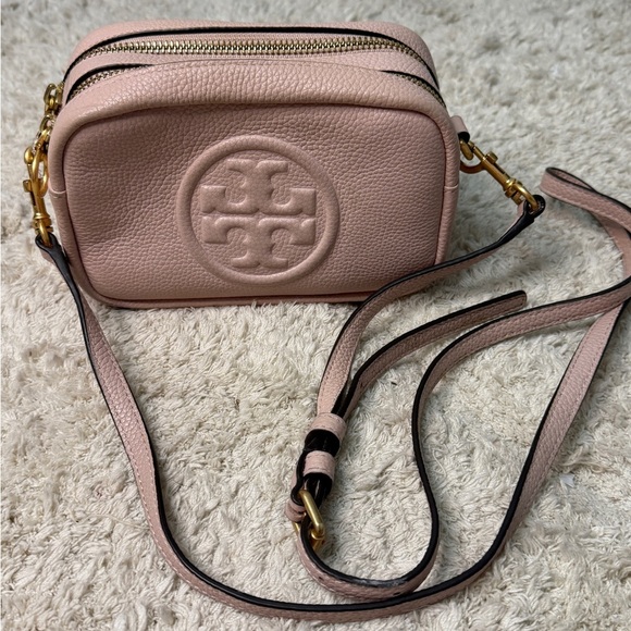 Tory Burch Perry Bombe Mini Bag Blush - Picture 1 of 12